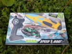 Катер скоростной на радиоуправлении Speed Boat желто-голубой — изображение 3