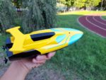 Катер скоростной на радиоуправлении Speed Boat желто-голубой