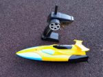 Катер скоростной на радиоуправлении Speed Boat желто-голубой — изображение 9