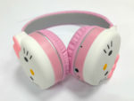 Милые беспроводные наушники Hello Kitty розовые — изображение 3